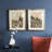 Hillside Walking Path I Hillside Walking Path I - Matted and Framed Under Acrylic Glass, Set of 2, Large Living Room Wall Art