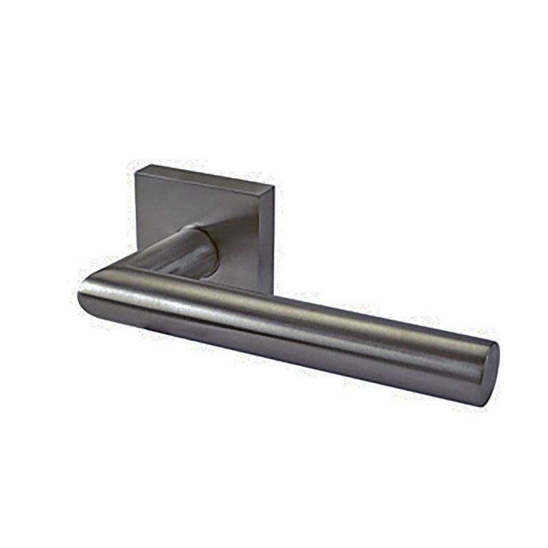 Privacy Door Lever Set, Polished Stainless Steel, 2.375"