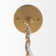 Tosha Is A 1-Light Pendant Featuring A Tapered Drum Shade Woven From Cotton Rope With A Gold Finished Chain And Canopy.