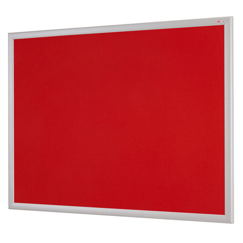 Wall Mounted Bulletin Board, Blue, 90 cm H x 120 cm W