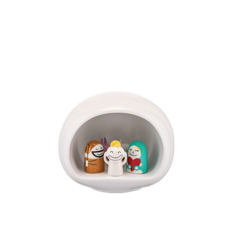 Presepe Crib Set, White