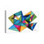 Faranda entre triangles sur toile-1870377899
