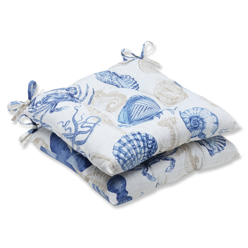 Coussin de siège intérieur/extérieur Ealy, Marin