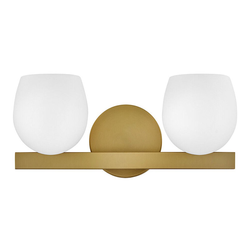 Mae 2 - Light Vanity Light, Lacquered Brass