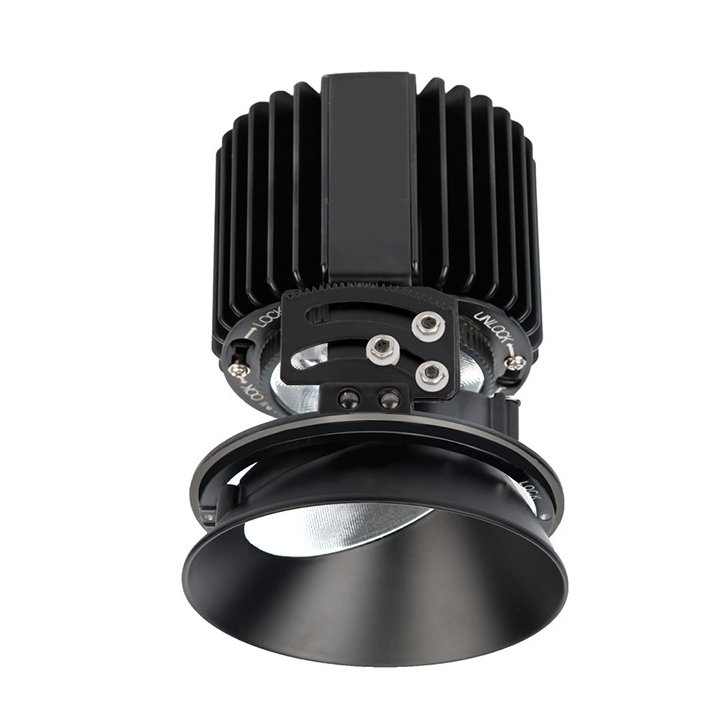 Volta 5.75'' Dimmable Air-Tight LED Retrofit Recessed Lighting Kit, Black