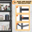 Étagères de rangement pour garage, étagères robustes réglables en métal, support de rangement utilitaire, 1pc-1460616265