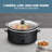 West Bend 6-Quart Pattern Slow Cooker, Manual, Black-135583443
