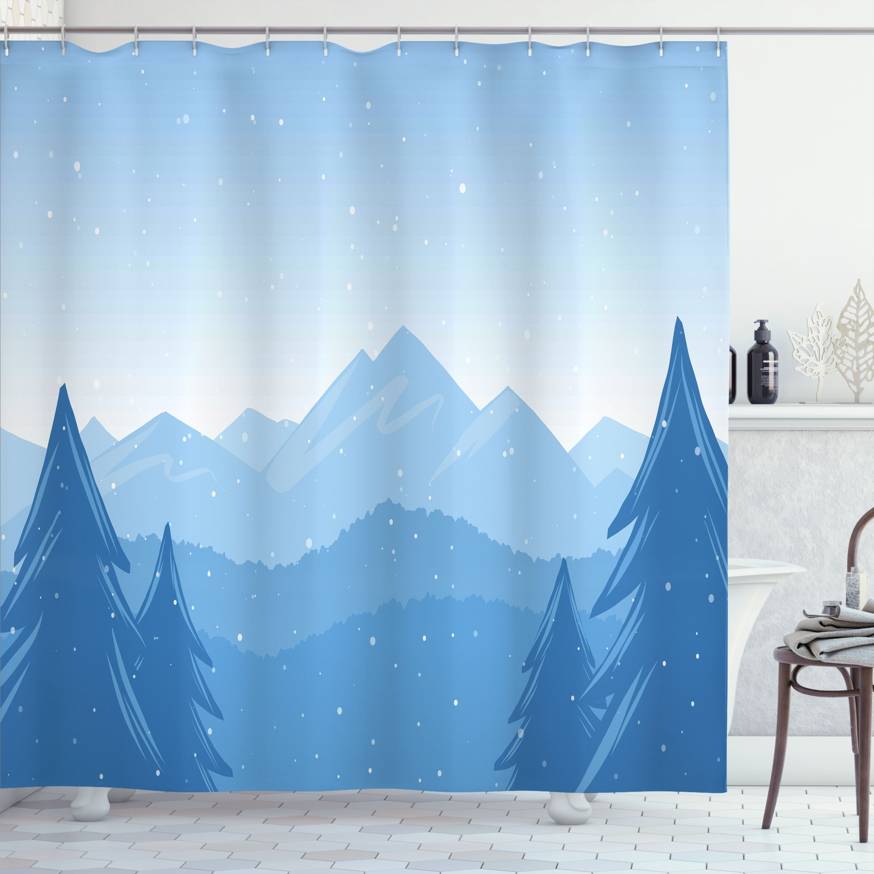 Warm Homestead Shower Curtain NCU0DV1901 main image 0