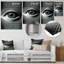 Décoration murale œil monochrome-87836811