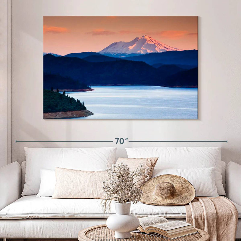 Alvord Lake Shasta Serenity, H 34 po x l 51 po