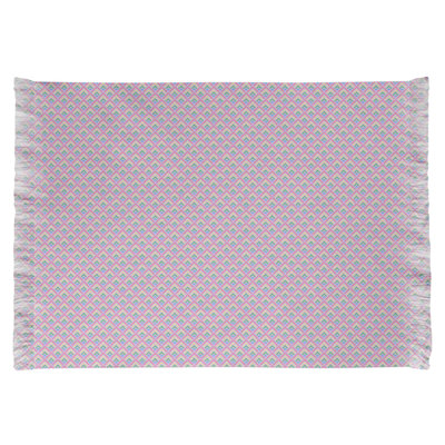 Tapis décoratif mauves géométriques mauves