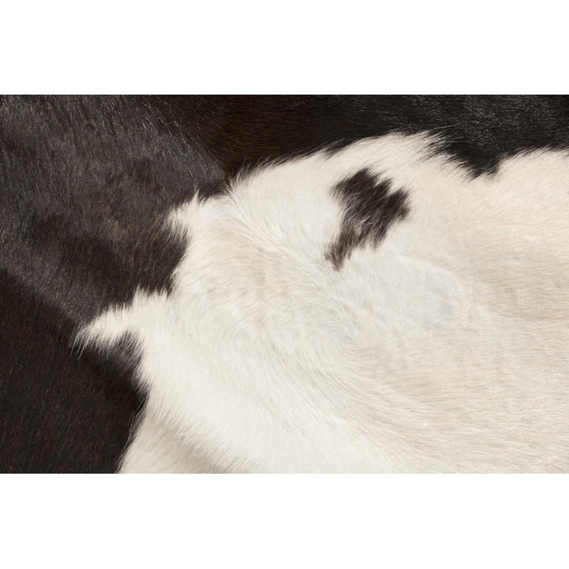 Rug & Kilim’S Extra Large Cowhide Rug In Brown And White Tones