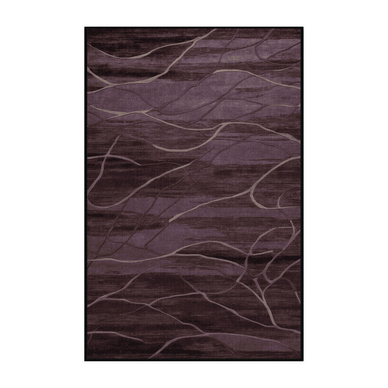 Tapis noir lavable à la machine