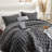 Fluffy Comforter Set 3 Pieces- Ultra Soft & Warm Faux Fur Comforter With Two Pillowcases For Winter-117192103-117192109