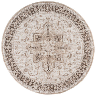Lunara Power Loom Polyester; Jute/Sisal; Polypropylene Plastic Oriental Indoor Rug