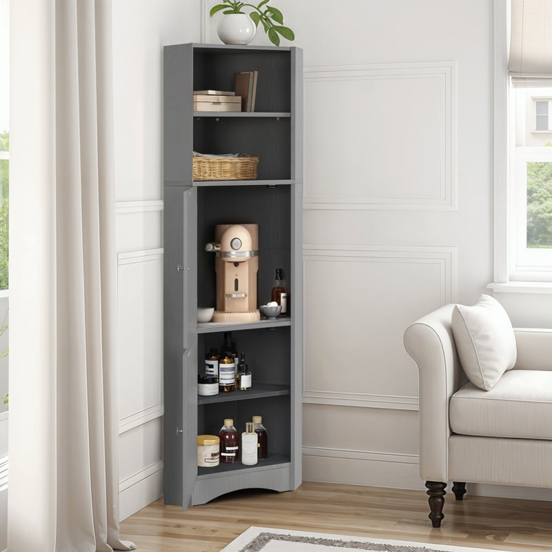 Freestanding Bathroom Cabinet, Grey