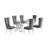 Chaplin Glass Top Double Pedestal Dining Set-1782660249-1784277234