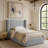 Kendall Wanaque Linen Textured Fabric Upholstered Bed-1933980435-1933980432