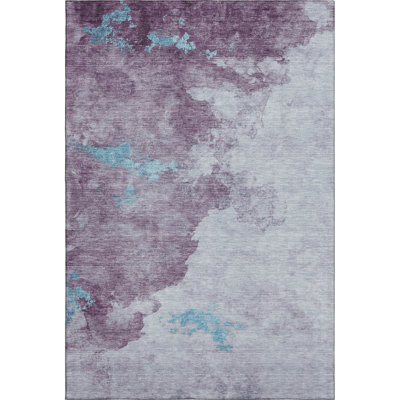 Premium Machine Washable Mayfield AMF2108 Abstract Rug
