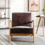 Chaise rembourrée en microfibre de style rétro-2038358720