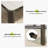 Nimbus 1-Piece Brown Aluminum Outdoor Side Table