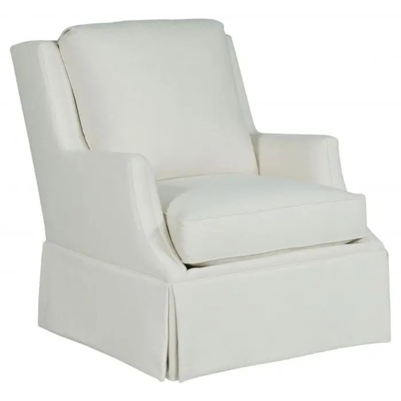 Fauteuil en polyester l 31,5 po Savannah, Neige