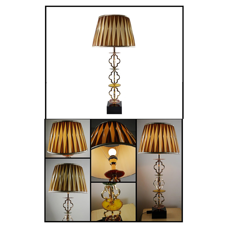 Lampe de table 35,43 "dorée / noire