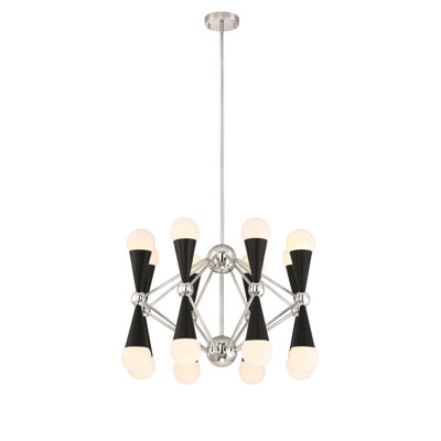 Crosby 16 - Light Dimmable Geometric Chandelier