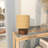 Wood Table Lamp with Shade-1145685380