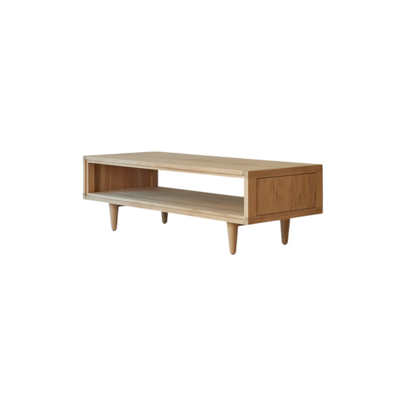 Jonàk Solid Wood Coffee Table, Natural Wood