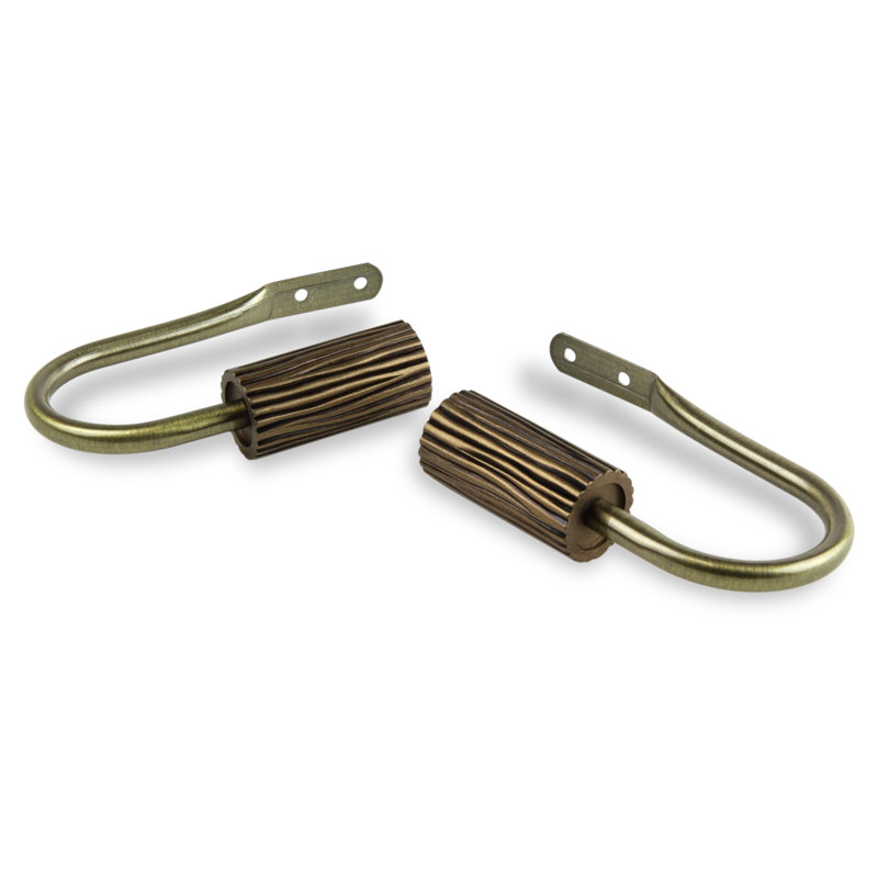 Alfreda Curtain Holdback, Antique Brass