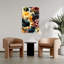 «Vibrant Autumn Leaves», impression d'art floral abstrait-132471999