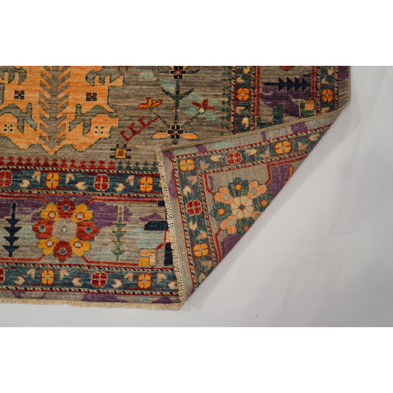 Hand-Knotted High-Quality Blue Area Rug