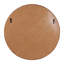 Miroir mural tissé à motif de feuilles de bananier pour salle de bain et coiffeuse - Grand décor décoratif pour table - 36 po, brun