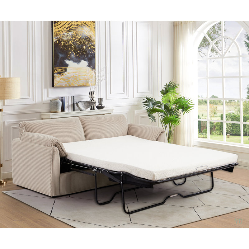 Canapé-lit confortable de 201 cm (79,13 pouces) avec fauteuil inclinable moderne et multifonctionnel pour le salon