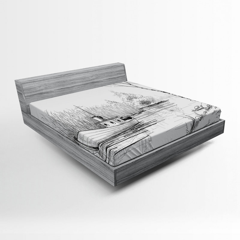 Drap ajusté nature, Grand