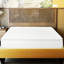 Matelas à ressorts ensachés blanc simple 9 po - Rembourrage en mousse. Mouvement minimal pour un meilleur sommeil. Support avec mousse haute. Housse en tricot doux. . Support de bord. Compressé et roulé. Convient à différents types de lit