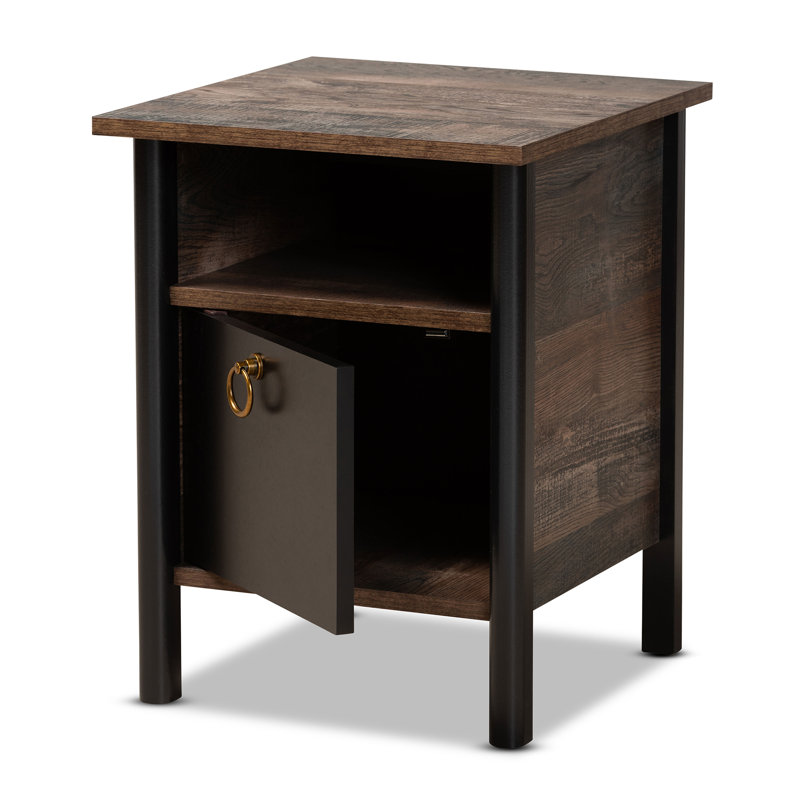 Table de nuit, Brun rustique