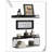 Kaashif 2 Piece Wood Floating Shelf