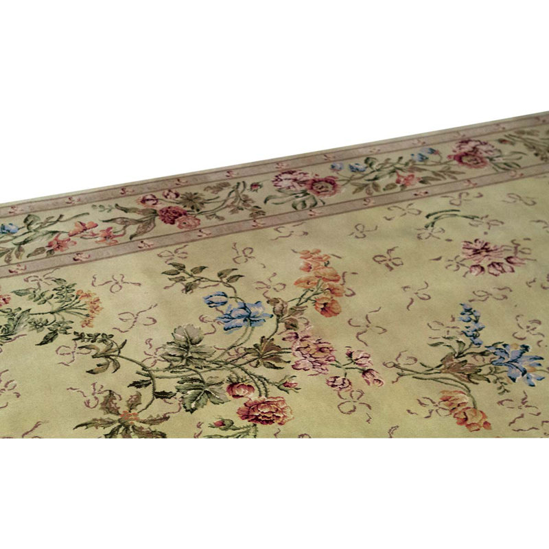 Wool Floral Area Rug