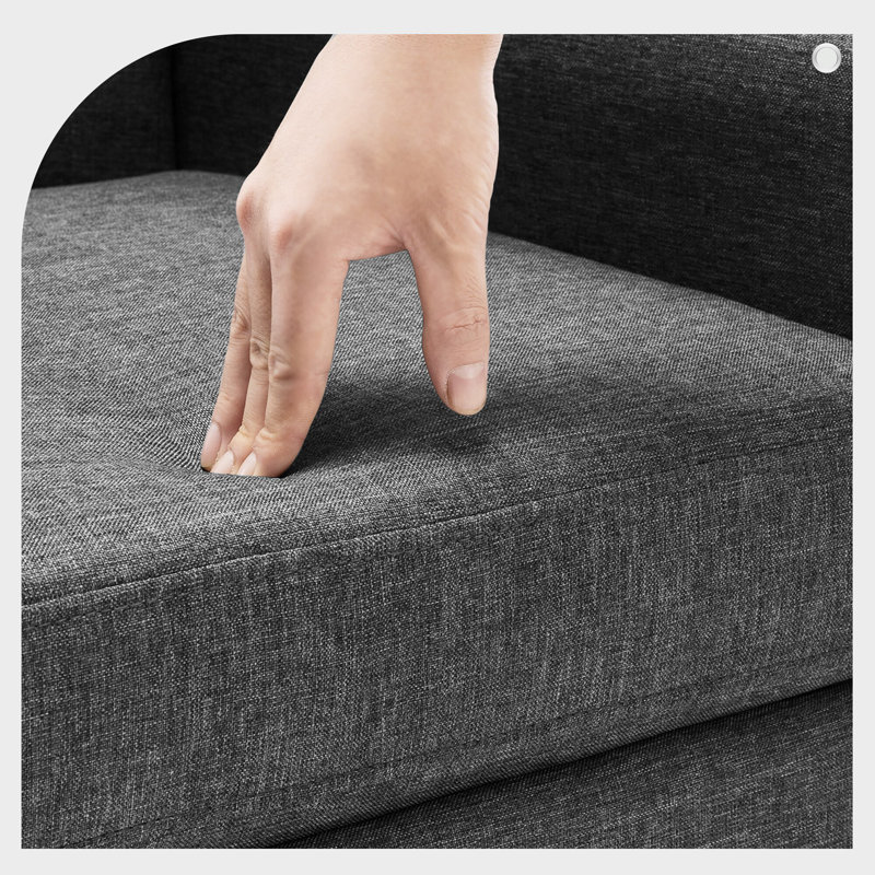 Upholstered Armchair, Gray Linen