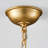 40'' Gold Chandelier With 9 Lights, Glass Globe Pendant Lighting, E12 Base, LED Bulbs Included, Adjustable Chain For Dining Room, Living Room, Foyer-746560907