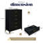 78cm W 5 - Drawer Chest of Drawers-38449217