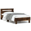 Vidaxl Bed Frame With Headboard Engineered Wood-98476593-98476597