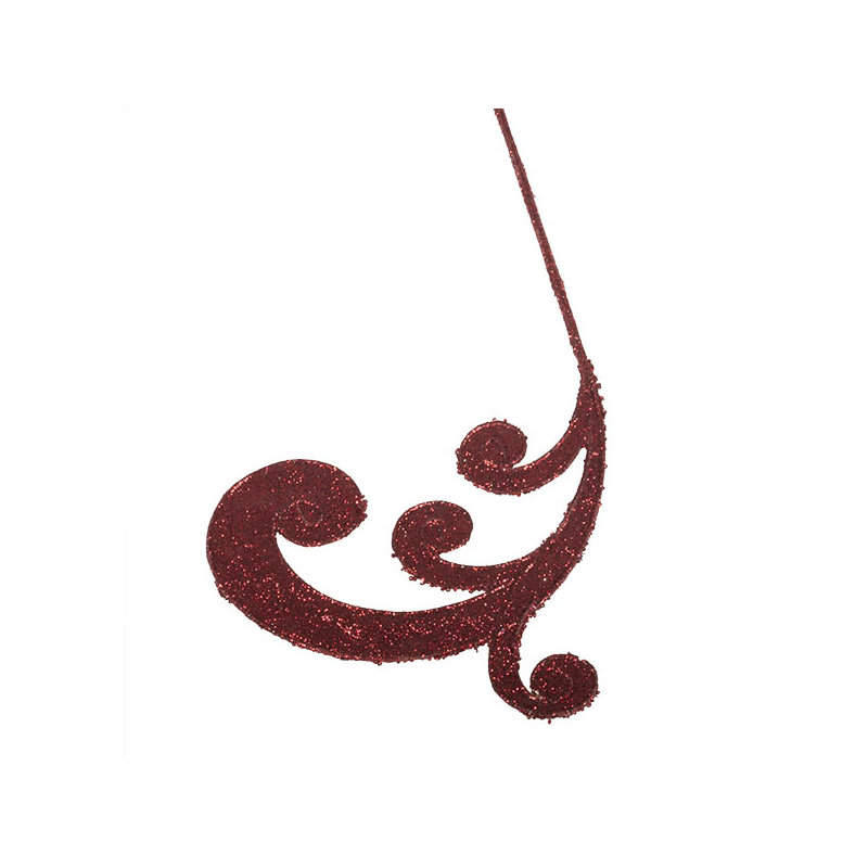 Regal 53cm Paper Ornament Accessory, Burgundy
