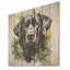 Portrait de chien tropical Labardor - impression sur bois-1569419425
