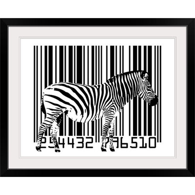 «Francy Zebra Barcode» par Michael Tompsett, impression