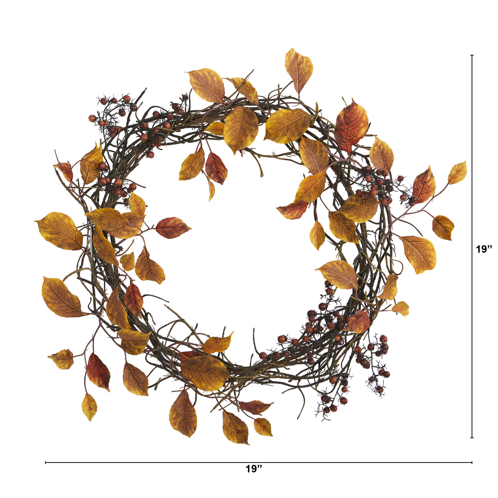 19'' Polyester Wreath