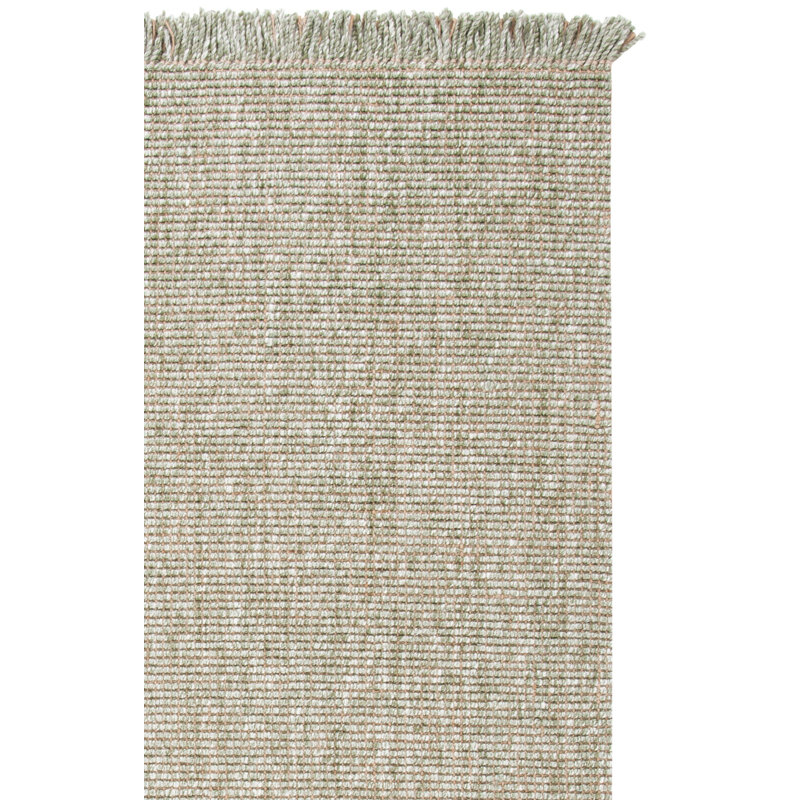 Tapis de couleur unie performance tissé à la main Pulcherie, Rectangle 3 pi x 5 pi