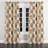 Modern Room Darkening Curtains - Orange Warm Shibui Grommet Curtain - 1 Panel-1202156291-1202156293
